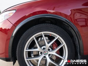 Alfa Romeo Stelvio Fender Trim - Carbon Fiber - Feroce Carbon Alfa Romeo Stelvio Fender Trim - Carbon Fiber - Feroce Carbon